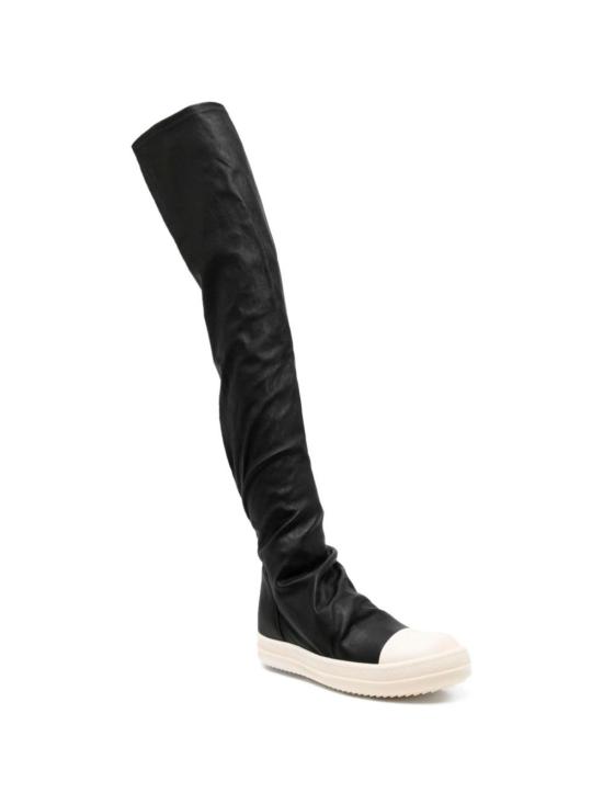  릭 오웬스 부츠 스트레치 토캡  블랙 - RICK OWENS