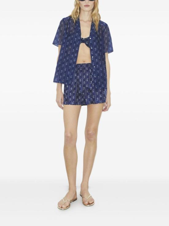  토리버치 숏팬츠 블루 반바지 - TORY BURCH