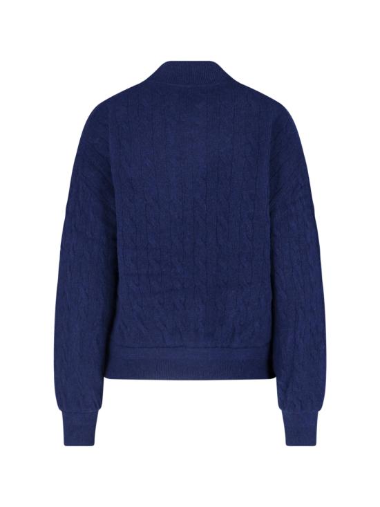  폴로 랄프로렌 케이블 니트 봄버 재킷 211 966122 003 Blue - POLO RALPH LAUREN