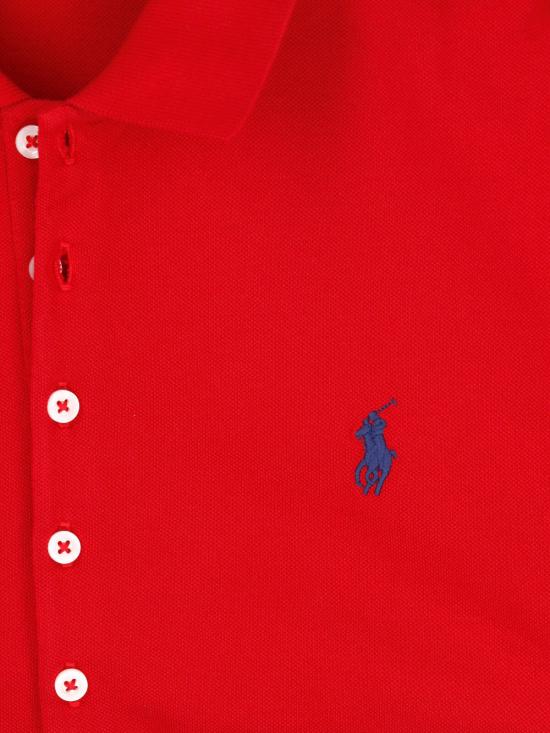  폴로 랄프로렌 슬림핏 스트레치 폴로 셔츠 211 B18200 008 Red - POLO RALPH LAUREN
