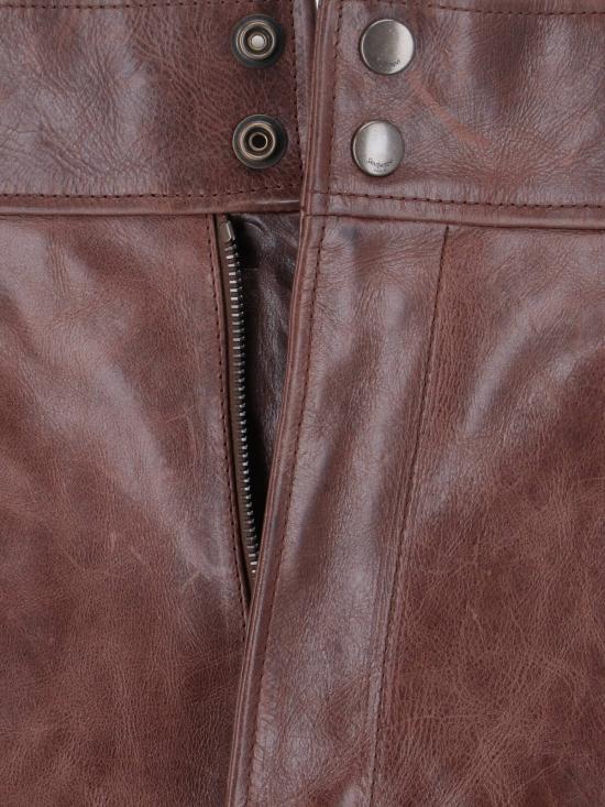 26SS 생로랑 미디 스커트 865021 YCVD2 2820 Brown - SAINT LAURENT