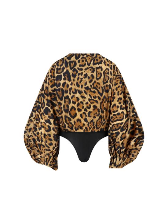 26SS 알라이아 바디수트 티셔츠 AA9B0484W172C 954 MultiColour - ALAIA