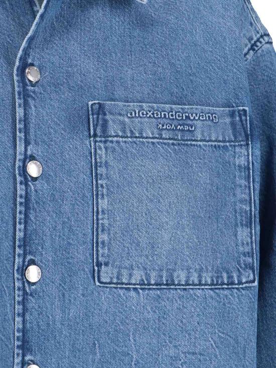  알렉산더 왕 데님 자켓 크롭 데님 재킷 블루 - ALEXANDER WANG