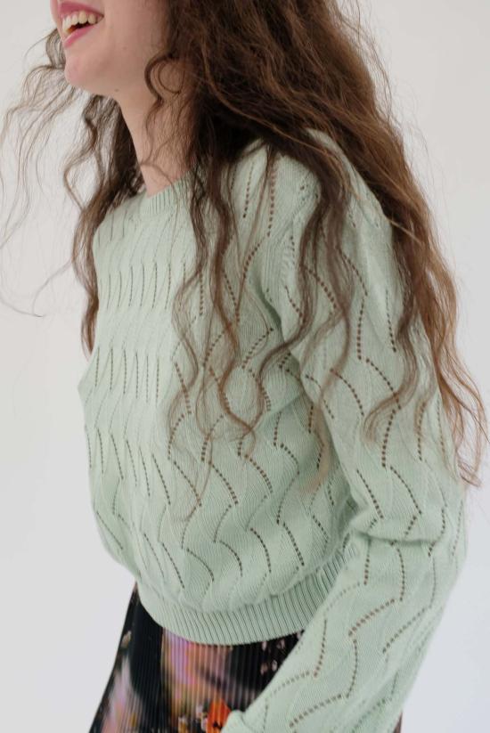  베클리나 스웨터 Beklina Bilbao 크루  아쿠아