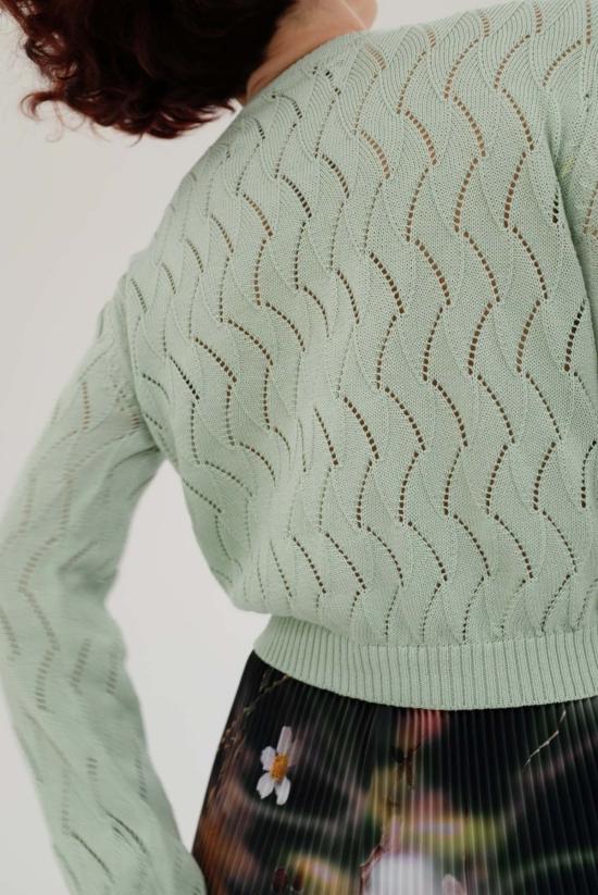  베클리나 스웨터 Beklina Bilbao 크루  아쿠아 - BEKLINA