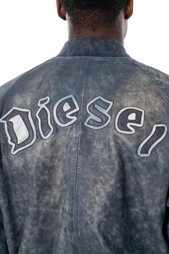 26SS 디젤 l-cobb 봄버 자켓 A20097 0QMBW 81E Denim - DIESEL