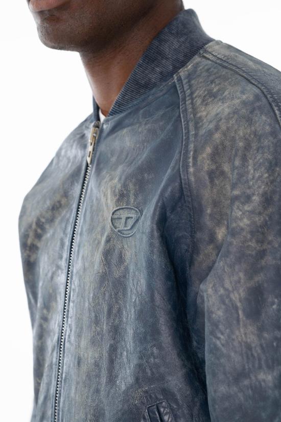 26SS 디젤 l-cobb 봄버 자켓 A20097 0QMBW 81E Denim - DIESEL