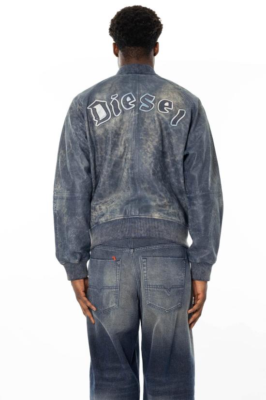 26SS 디젤 l-cobb 봄버 자켓 A20097 0QMBW 81E Denim - DIESEL