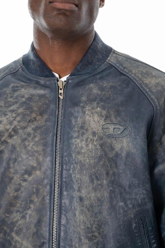 26SS 디젤 l-cobb 봄버 자켓 A20097 0QMBW 81E Denim - DIESEL