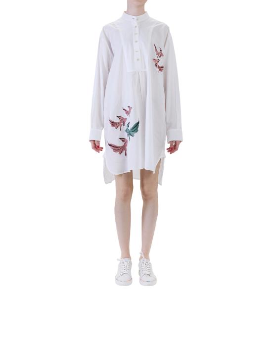 26SS 폴 스미스 미디 원피스 W1A 334F U396 01 BIANCO MULTI - PAUL SMITH