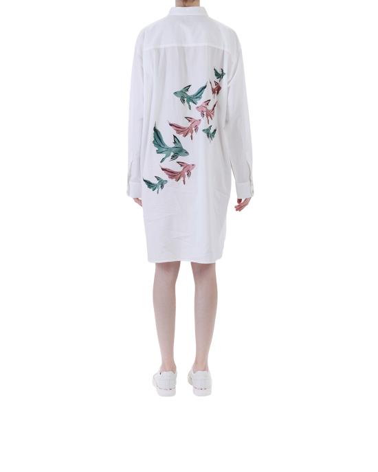26SS 폴 스미스 미디 원피스 W1A 334F U396 01 BIANCO MULTI - PAUL SMITH