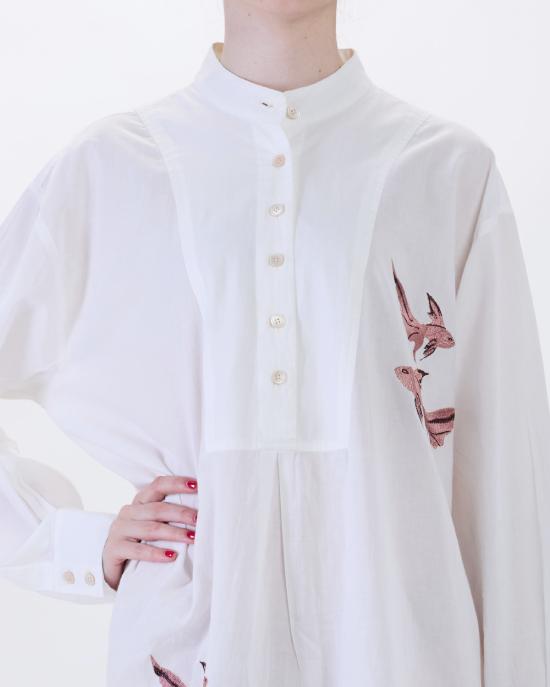26SS 폴 스미스 미디 원피스 W1A 334F U396 01 BIANCO MULTI - PAUL SMITH