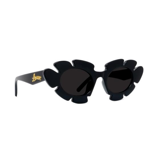  로에베 안경 LW40088U 커비 01 A 아세테이트 선글라스 네로 - LOEWE