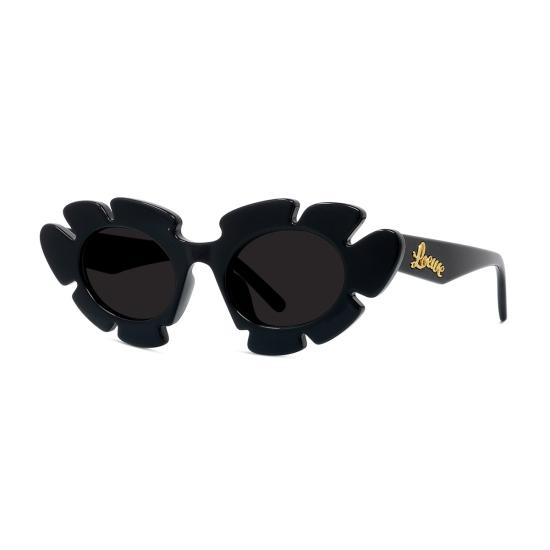  로에베 안경 LW40088U 커비 01 A 아세테이트 선글라스 네로 - LOEWE