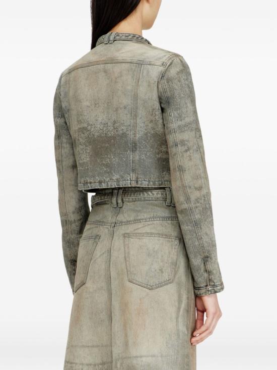  디젤 코트 코튼 헴프  블랙 - DIESEL