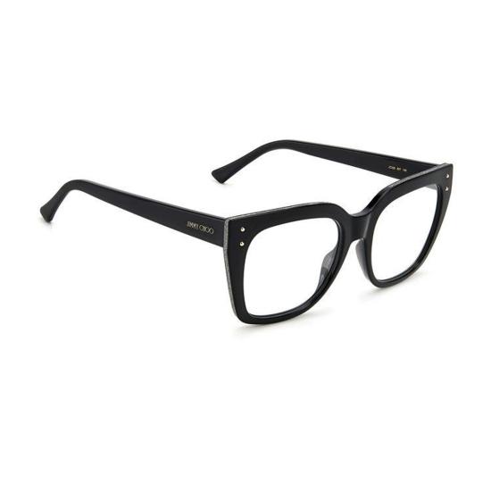  지미추 안경 JC329 807 19 스퀘어  블랙 - JIMMY CHOO