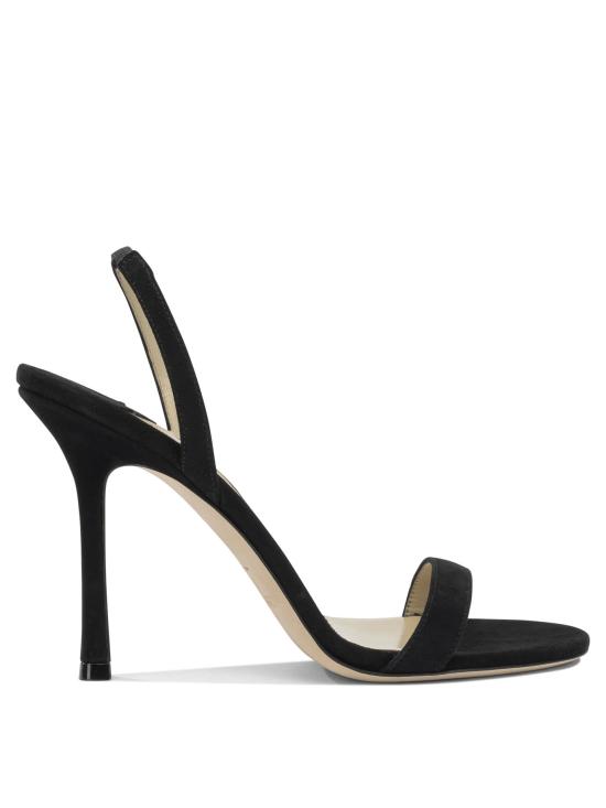 26FW 지미추 샌들 JENN 100SUEBLACK