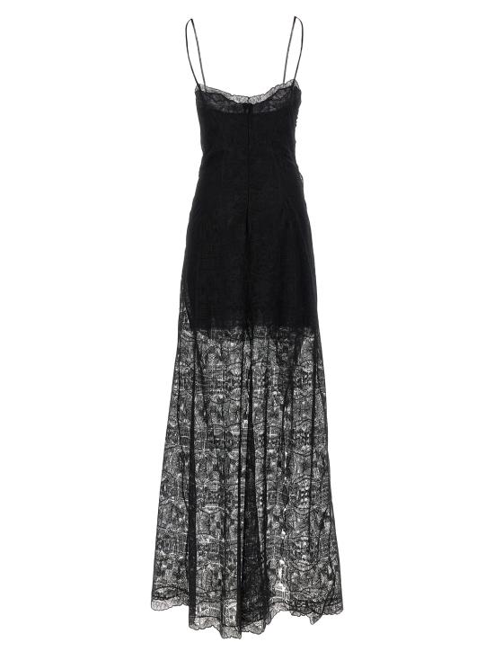 26SS 에르마노 설비노 롱 원피스 D482Q737FDUCX95708 Black - ERMANNO SCERVINO