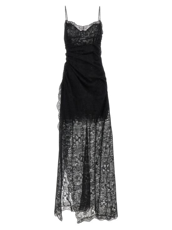 26SS 에르마노 설비노 롱 원피스 D482Q737FDUCX95708 Black