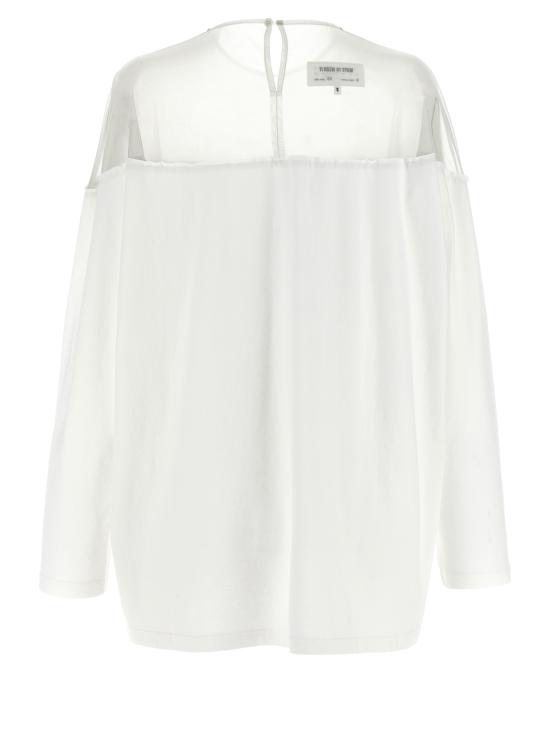 26SS MM6 메종마르지엘라 긴팔 티셔츠 S62GD0213M20108101 White - MM6 MAISON MARGIELA