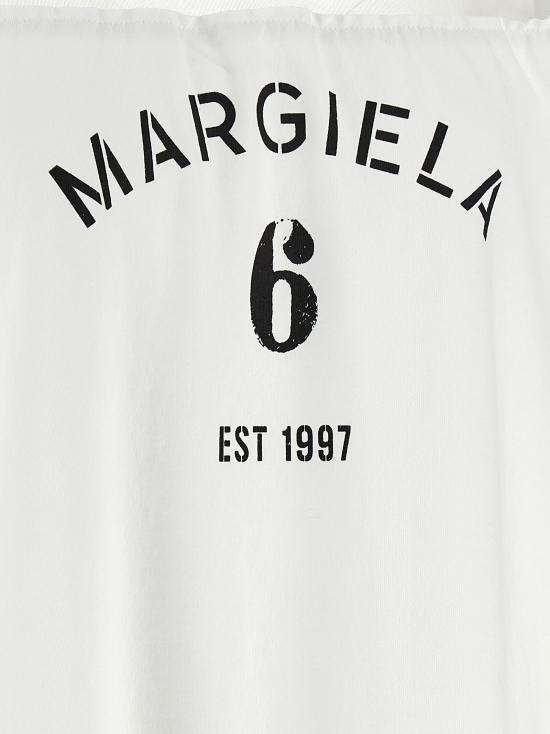 26SS MM6 메종마르지엘라 긴팔 티셔츠 S62GD0213M20108101 White - MM6 MAISON MARGIELA