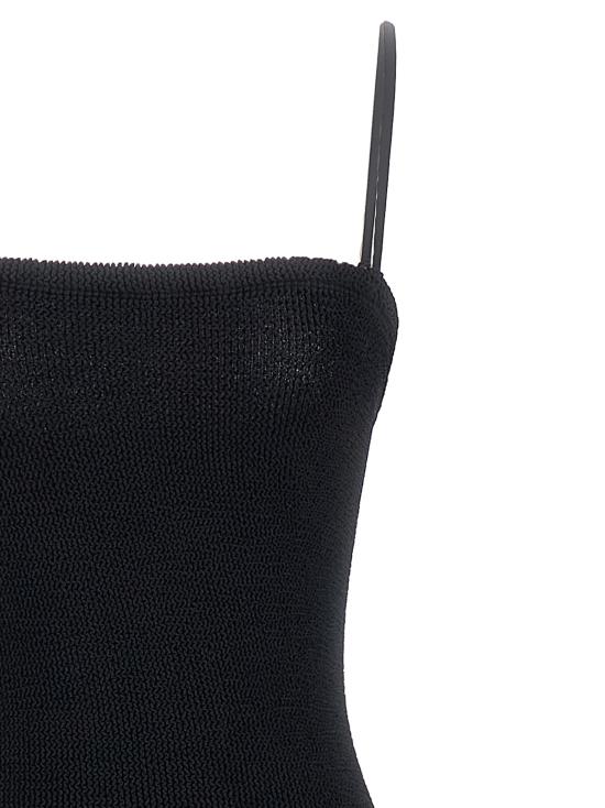 26SS 훈자 지 롱 원피스 NANCYHYBRIDDRESSBLACK Black - HUNZA G