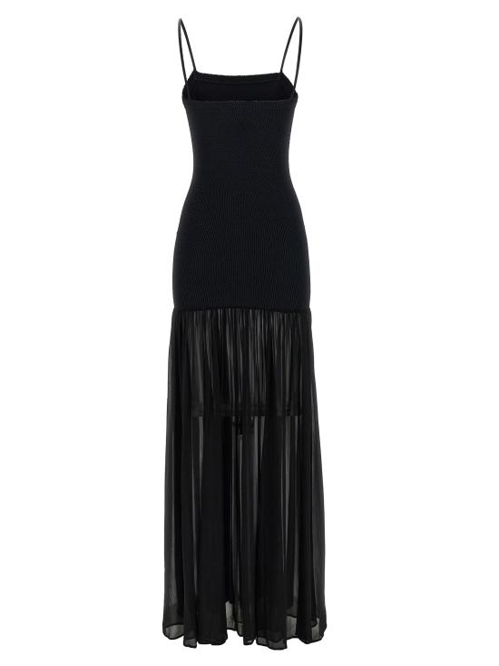 26SS 훈자 지 롱 원피스 NANCYHYBRIDDRESSBLACK Black - HUNZA G