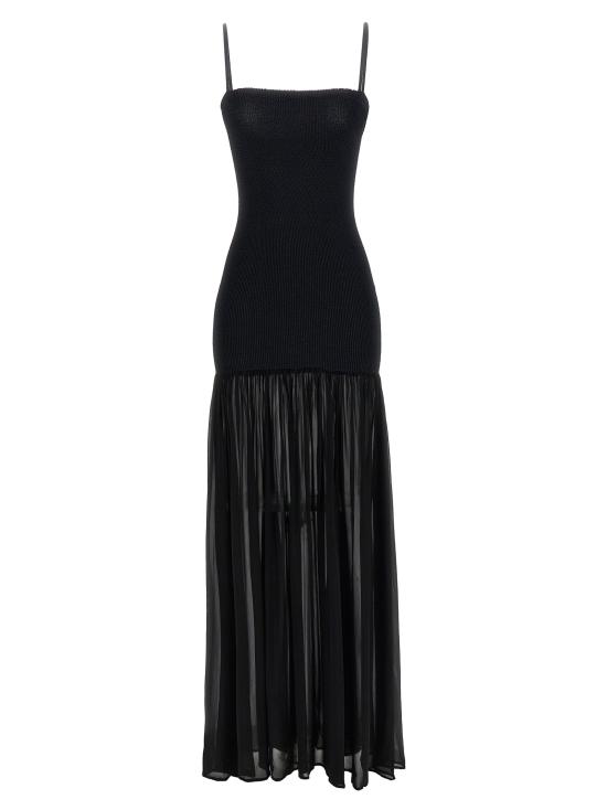 26SS 훈자 지 롱 원피스 NANCYHYBRIDDRESSBLACK Black