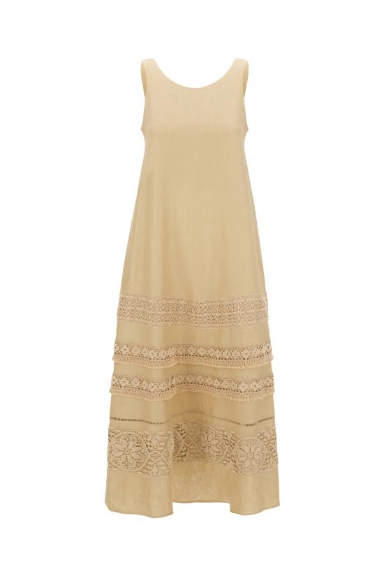 26SS 위켄드막스마라 롱 원피스 WKIDOLMEN 001 SAFARI