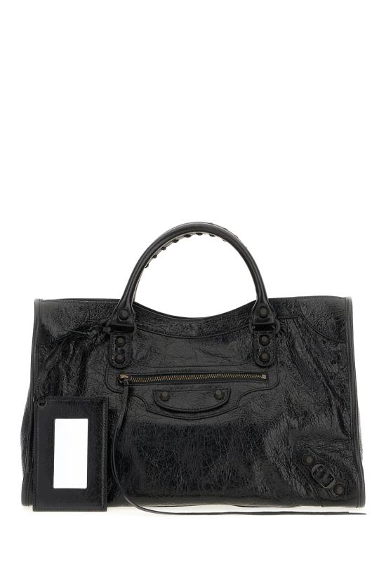 26SS 발렌시아가 토트백 8657602ACFH 1000 BLACK