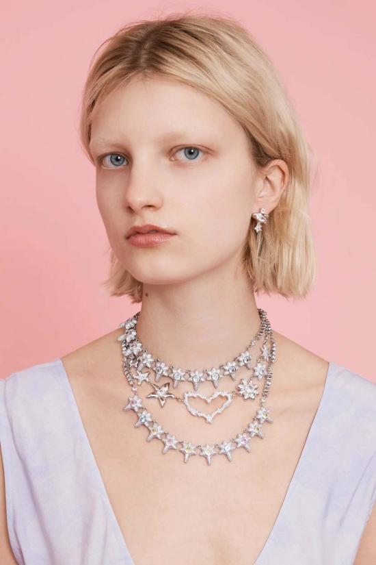  콜리나 스트라다 목걸이/팬던트 파스텔 산호 목걸이 - COLLINA STRADA