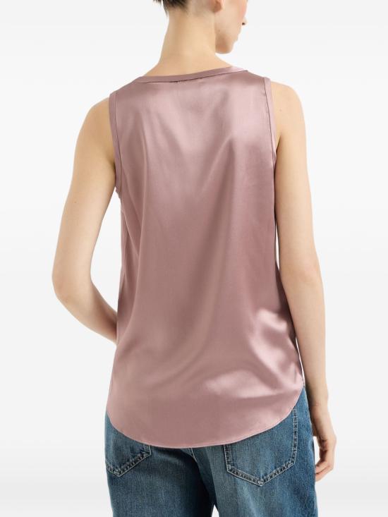 26SS 브루넬로 쿠치넬리 실크 탱크 탑 M0C59E0600 C8691 Rosa antico - BRUNELLO CUCINELLI