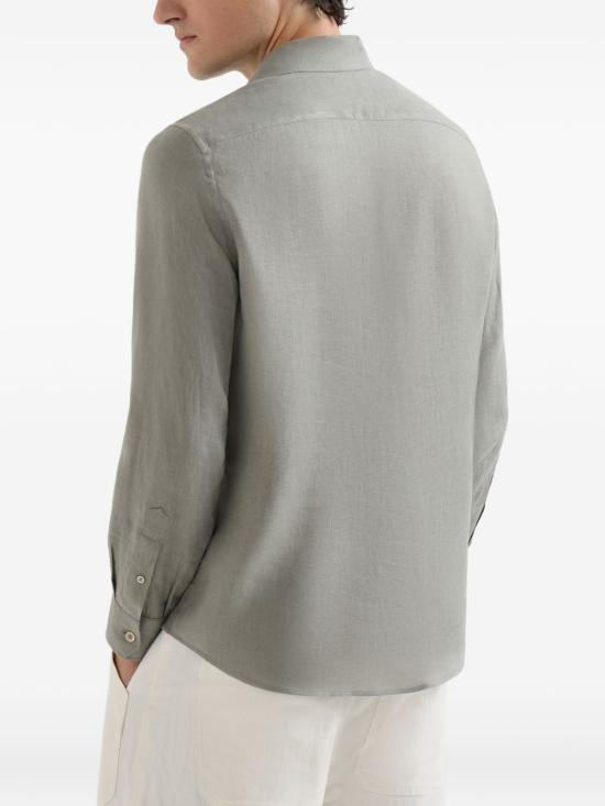 26SS 브루넬로 쿠치넬리 셔츠 MA6980658 C1063 Kaki - BRUNELLO CUCINELLI