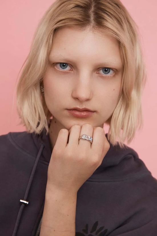  콜리나 스트라다 반지 파스텔 멀티 도우 링 - COLLINA STRADA