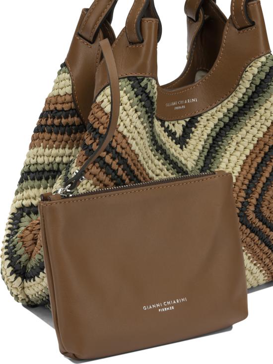 26SS 지아니 끼아리니 토트백 BS12189DIAMIXDUA14580 VAR WILLOW Green - GIANNI CHIARINI