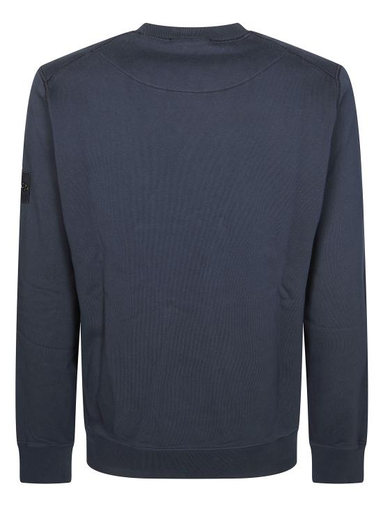 26SS 스톤 아일랜드 오가닉 코튼 플리스 레귤러 핏 크루넥 스웨트셔츠 L1S156100060S0051 V0020 BLU - STONE ISLAND