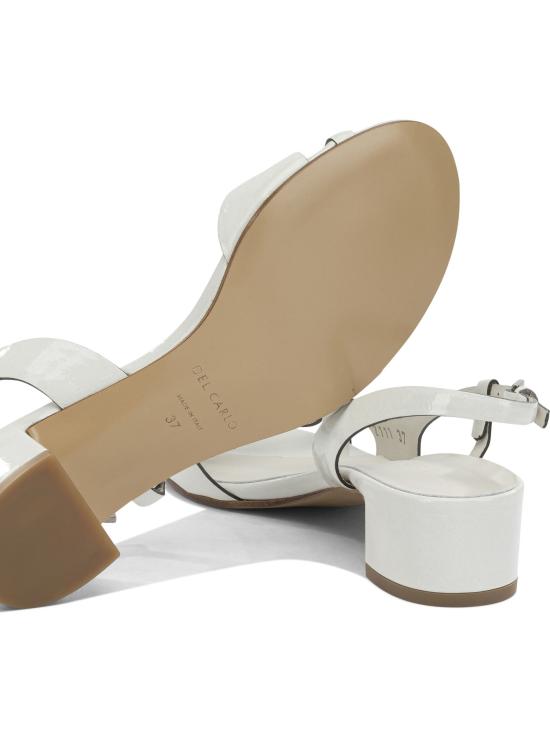 26SS 델 칼로 샌들 12111ANNVETRO BIANCO White - DEL CARLO