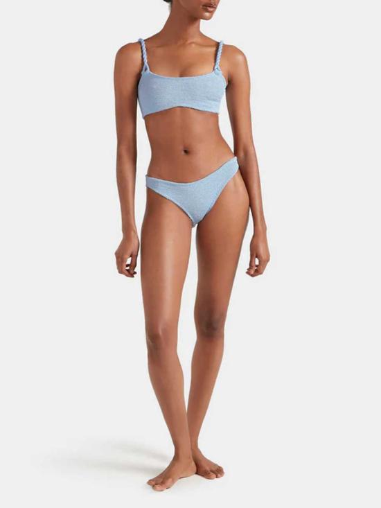 26SS 훈자 지 비치웨어 BPHOEBEC METALLIC ICE BLUE - HUNZA G