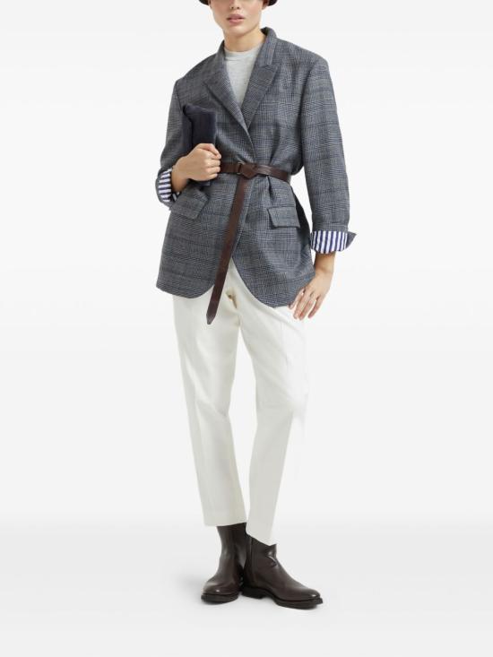 26SS 브루넬로 쿠치넬리 라이트 스파클링 캐시미어 립 스웨터 M9A822200 C072 Beige - BRUNELLO CUCINELLI
