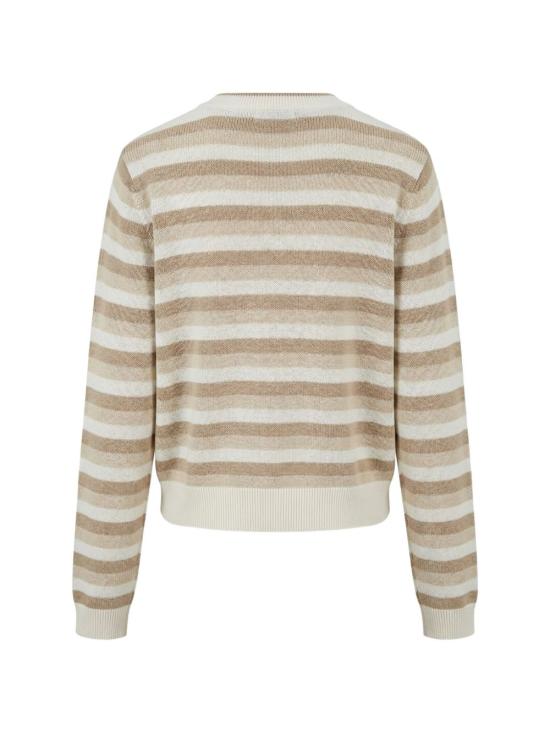 26SS 브루넬로 쿠치넬리 스웨터 M19271030 CEI62 Bianco - BRUNELLO CUCINELLI