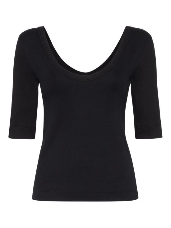26SS 브루넬로 쿠치넬리 반팔 티셔츠 M0TC8FX220 C101 Nero