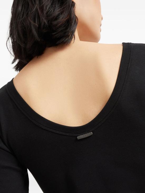 26SS 브루넬로 쿠치넬리 반팔 티셔츠 M0TC8FX220 C101 Nero - BRUNELLO CUCINELLI