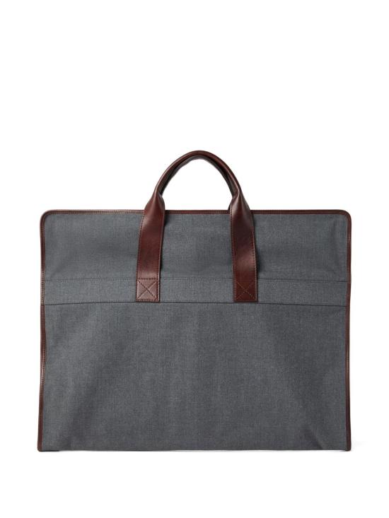 26SS 브루넬로 쿠치넬리 카프스킨 슈트 케이스 MWN4CU390 CAW48 Grigio - BRUNELLO CUCINELLI