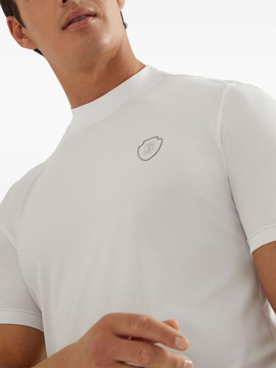 26SS 브루넬로 쿠치넬리 반팔 티셔츠 MW8641310F C159 Bianco - BRUNELLO CUCINELLI