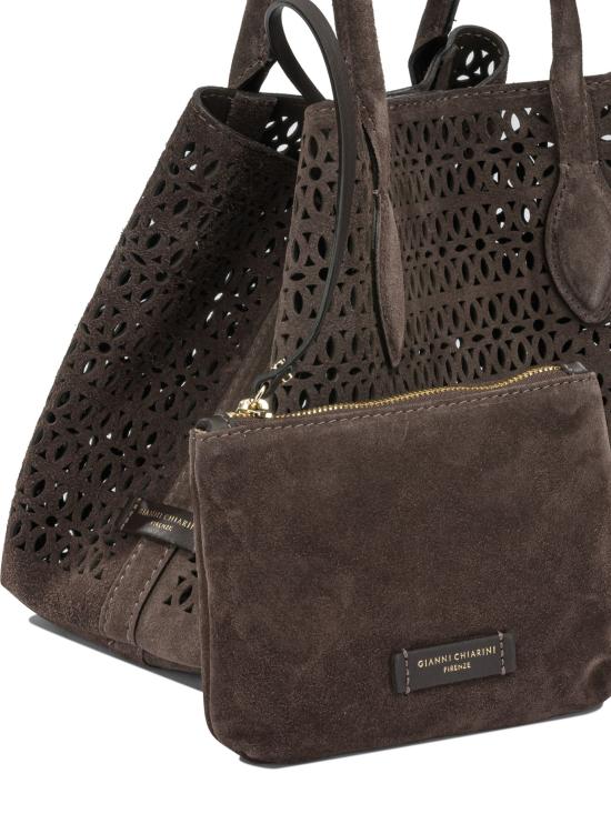 26SS 지아니 끼아리니 토트백 BS11836CMLSRMASHUP974 MOKA Brown - GIANNI CHIARINI