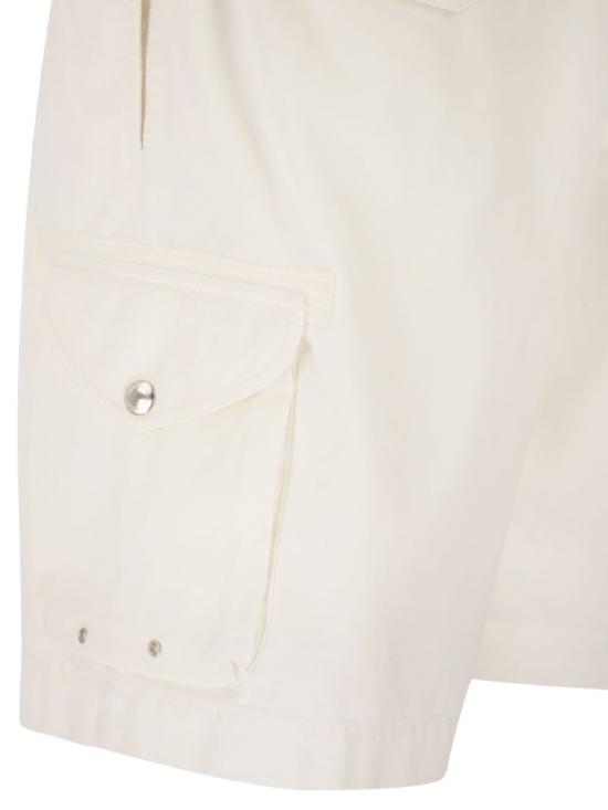 26SS 브루넬로 쿠치넬리 숏팬츠 M252DU0025 C2200 Bianco - BRUNELLO CUCINELLI