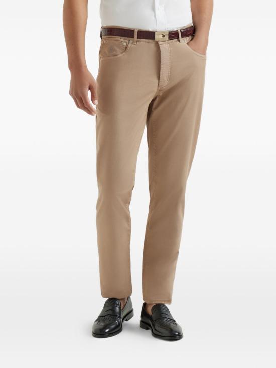 26SS 브루넬로 쿠치넬리 스트레이트 팬츠 M289LI1780 C6045 Beige - BRUNELLO CUCINELLI