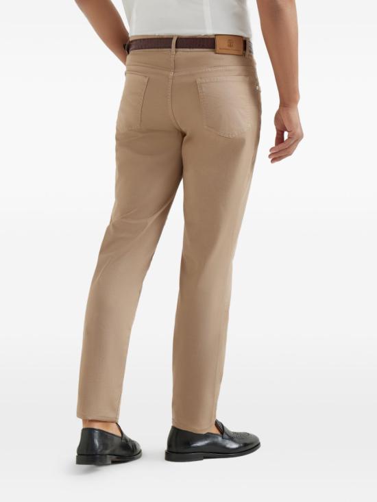 26SS 브루넬로 쿠치넬리 스트레이트 팬츠 M289LI1780 C6045 Beige - BRUNELLO CUCINELLI