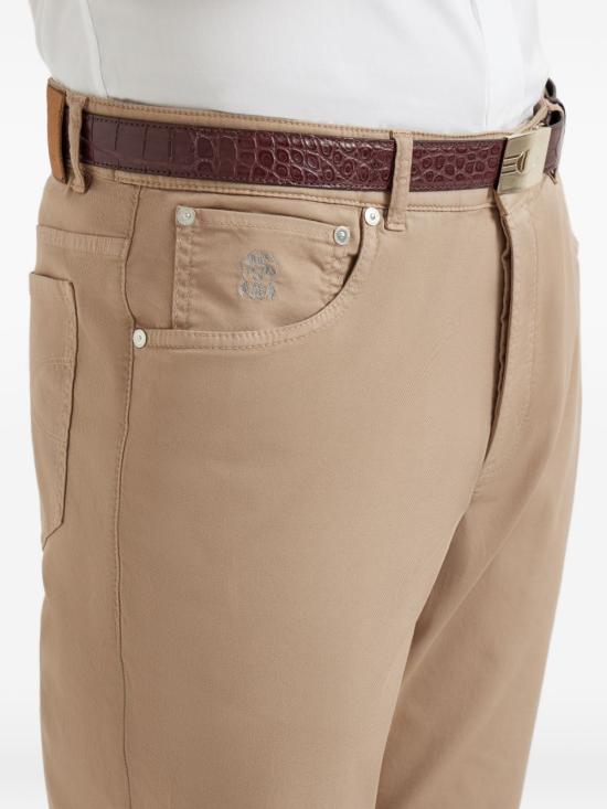 26SS 브루넬로 쿠치넬리 스트레이트 팬츠 M289LI1780 C6045 Beige - BRUNELLO CUCINELLI