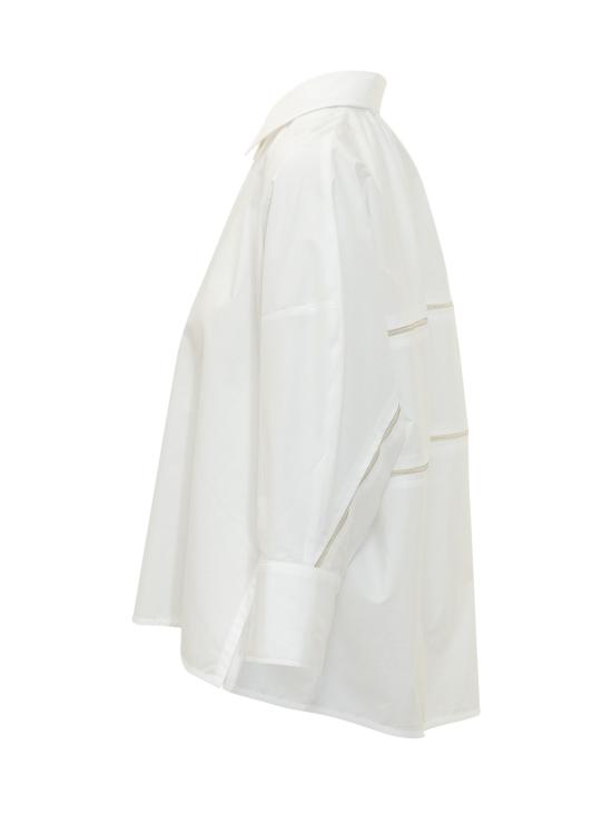 26SS 파비아나 필리피 셔츠 CAD266F309L582 21 BIANCO OTTICO - FABIANA FILIPPI